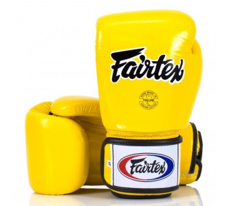 Перчатки боксерские Fairtex (BGV-1 Yellow)